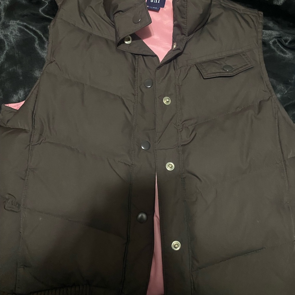 Brown Puffer Vest